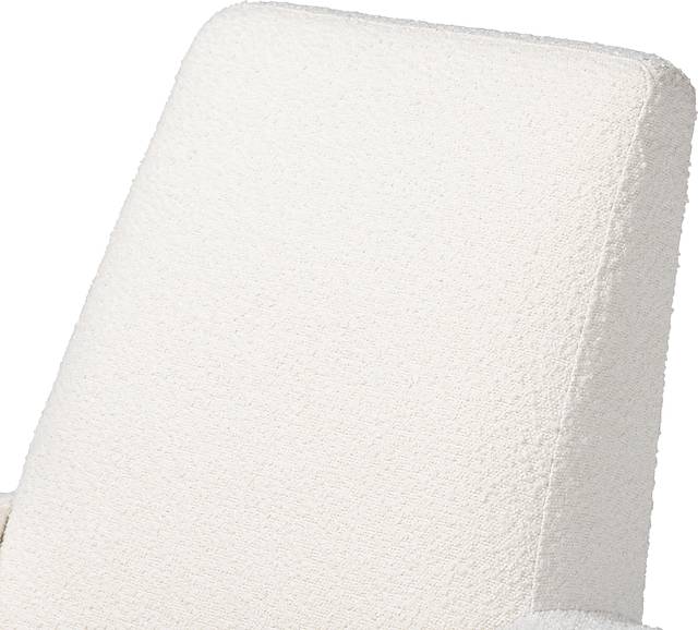 Amebco Off-White Rocking Chair with Ottoman - Thumbnail - Image 7