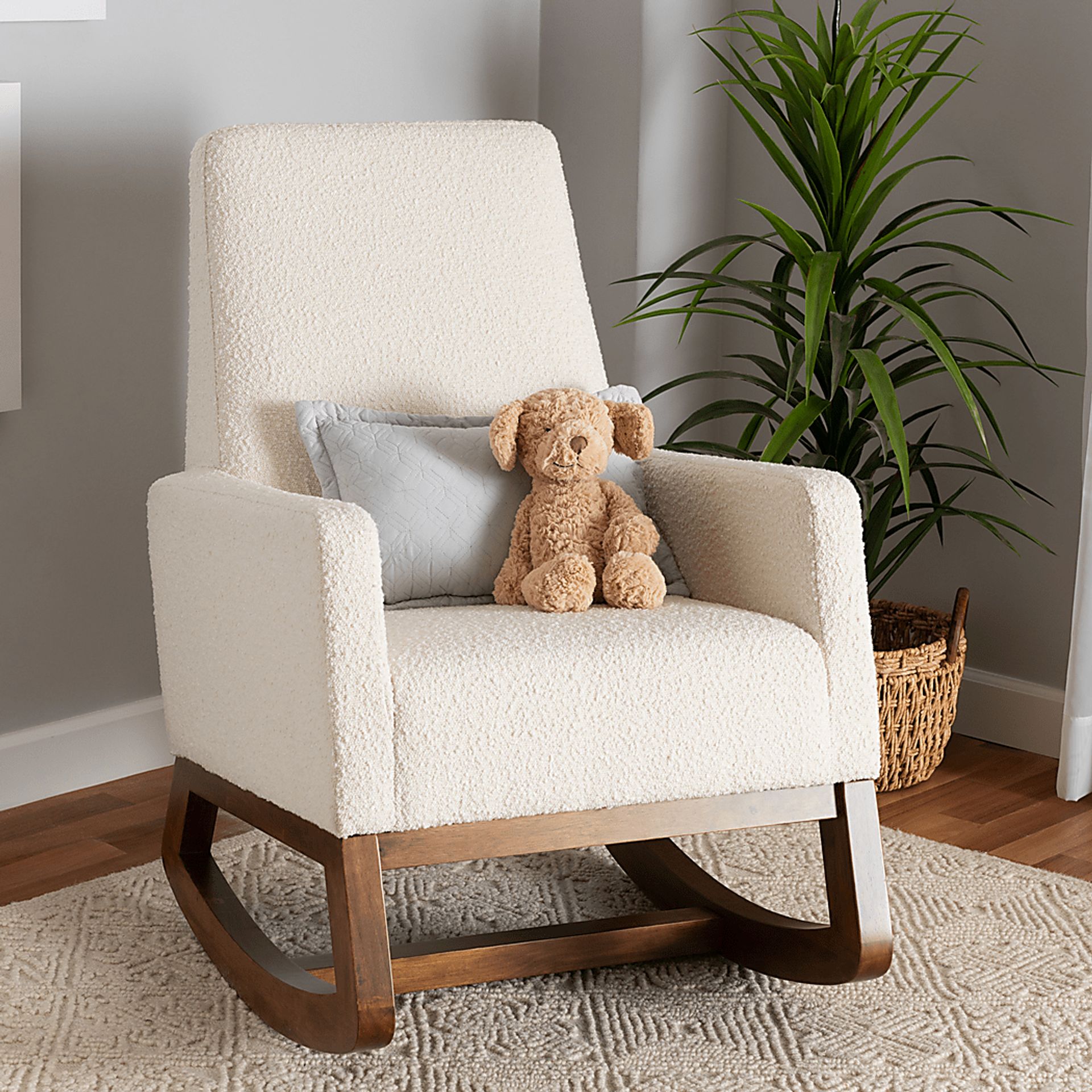 Amebco Off-White Rocking Chair - Image 2