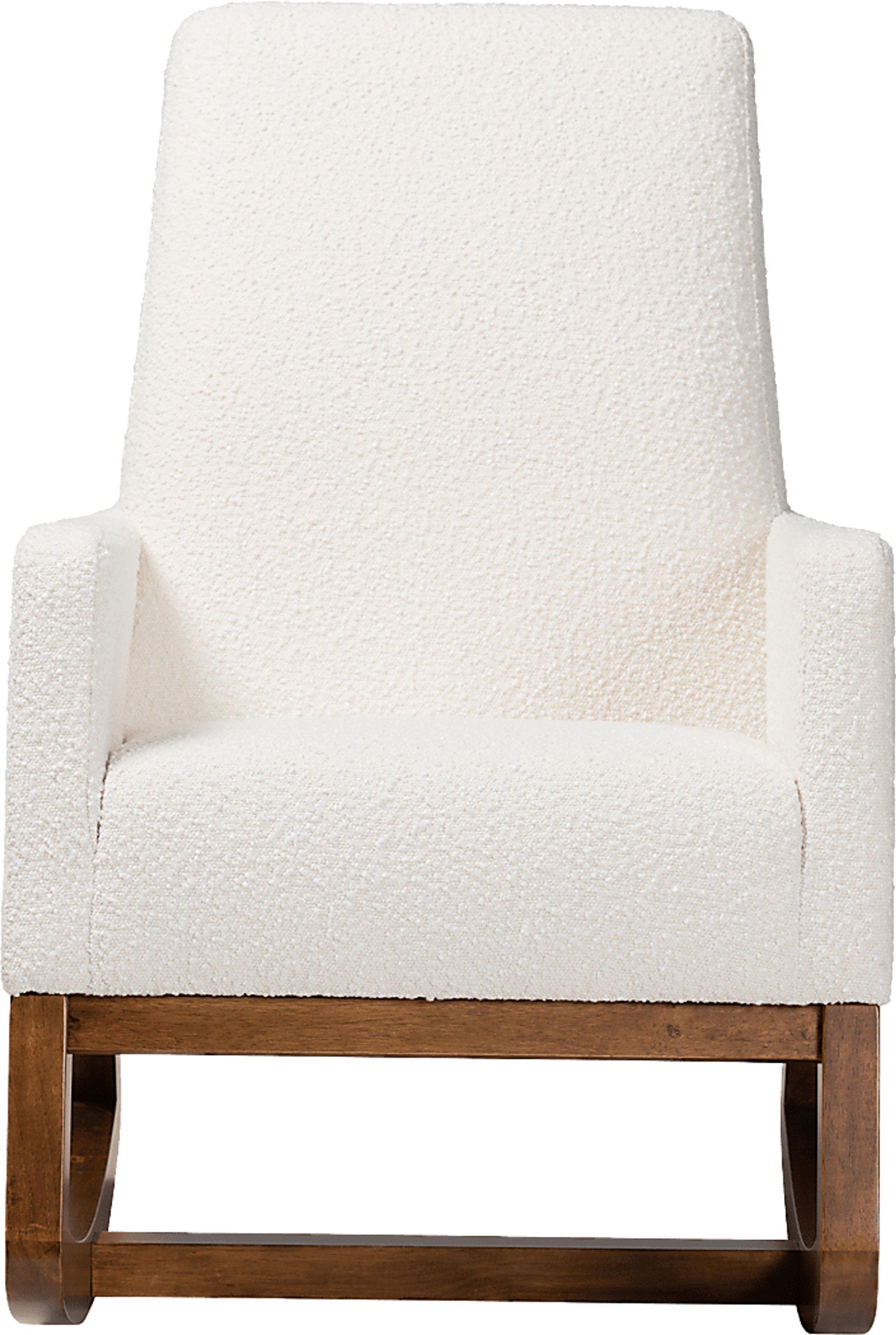 Amebco Off-White Rocking Chair - Image 4