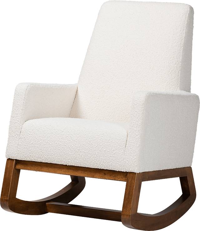 Amebco Off-White Rocking Chair - Thumbnail - Image 1