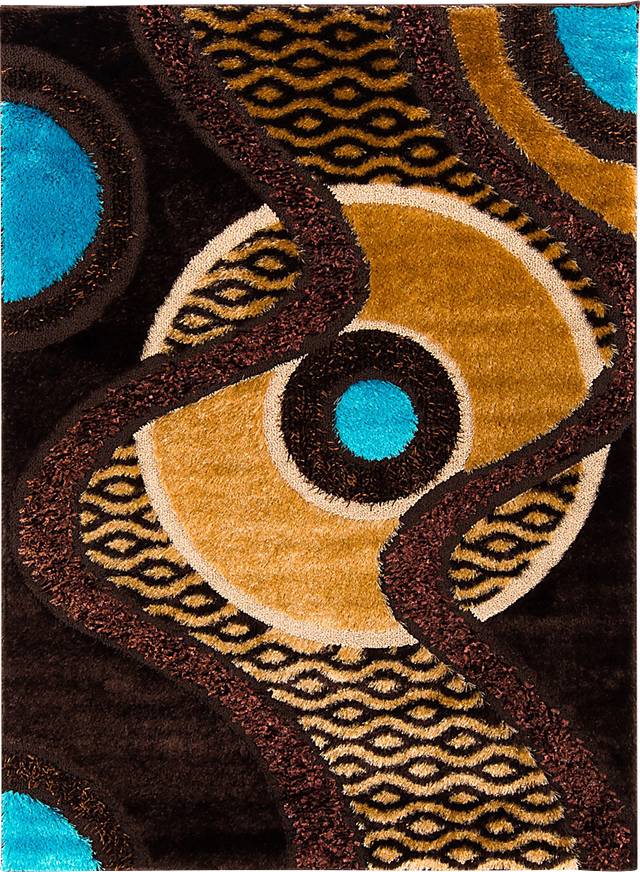 Ameena Brown 5' x 7'3 Rug - Thumbnail - Image 1