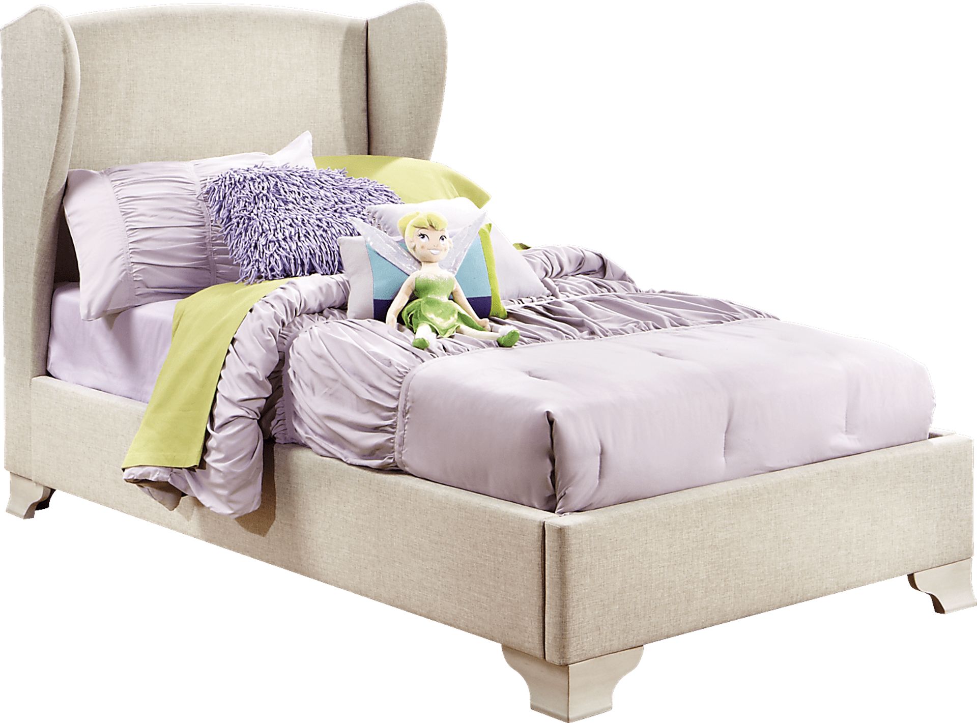 Amelie Oatmeal Twin Bed - Image 1