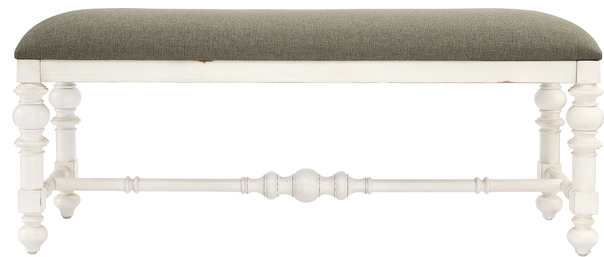 Amellan White Accent Bench - Image 2