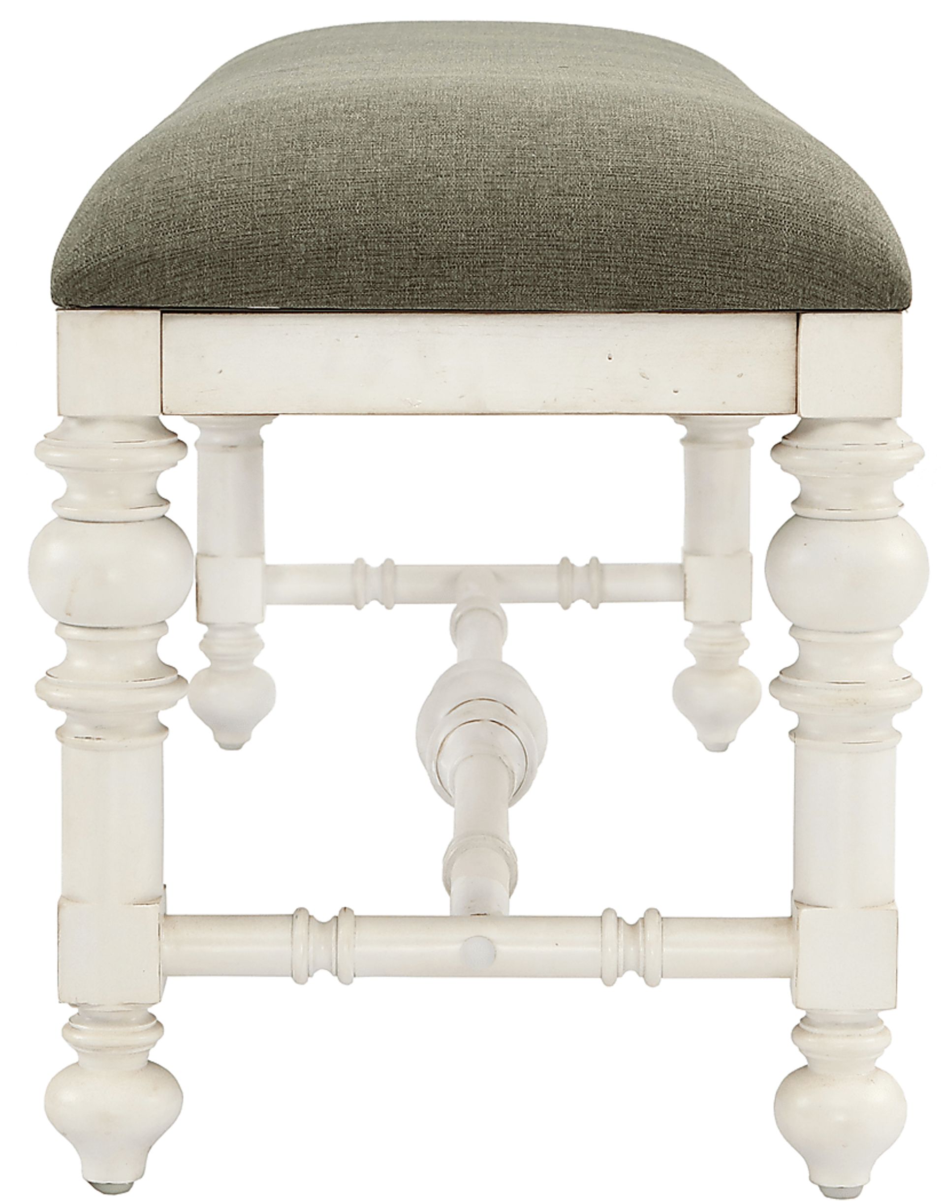Amellan White Accent Bench - Image 3