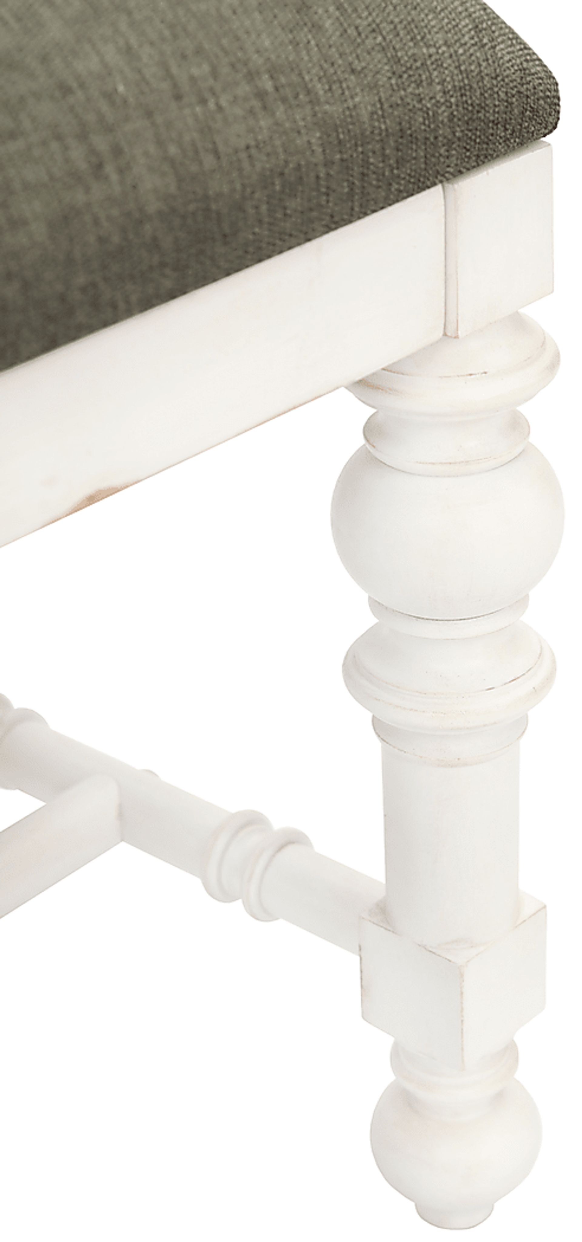 Amellan White Accent Bench - Image 4