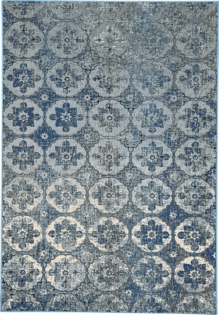 Ameln Valley Blue 3'11 x 5'5 Rug