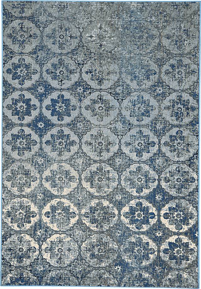 Ameln Valley Blue 7'10 x 10'10 Rug - Thumbnail - Image 1
