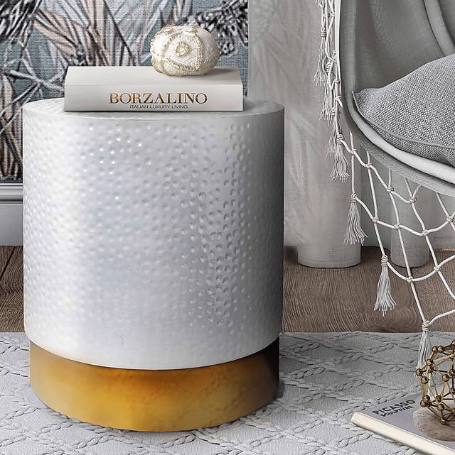 Amelyn White Accent Table - Thumbnail - Image 4