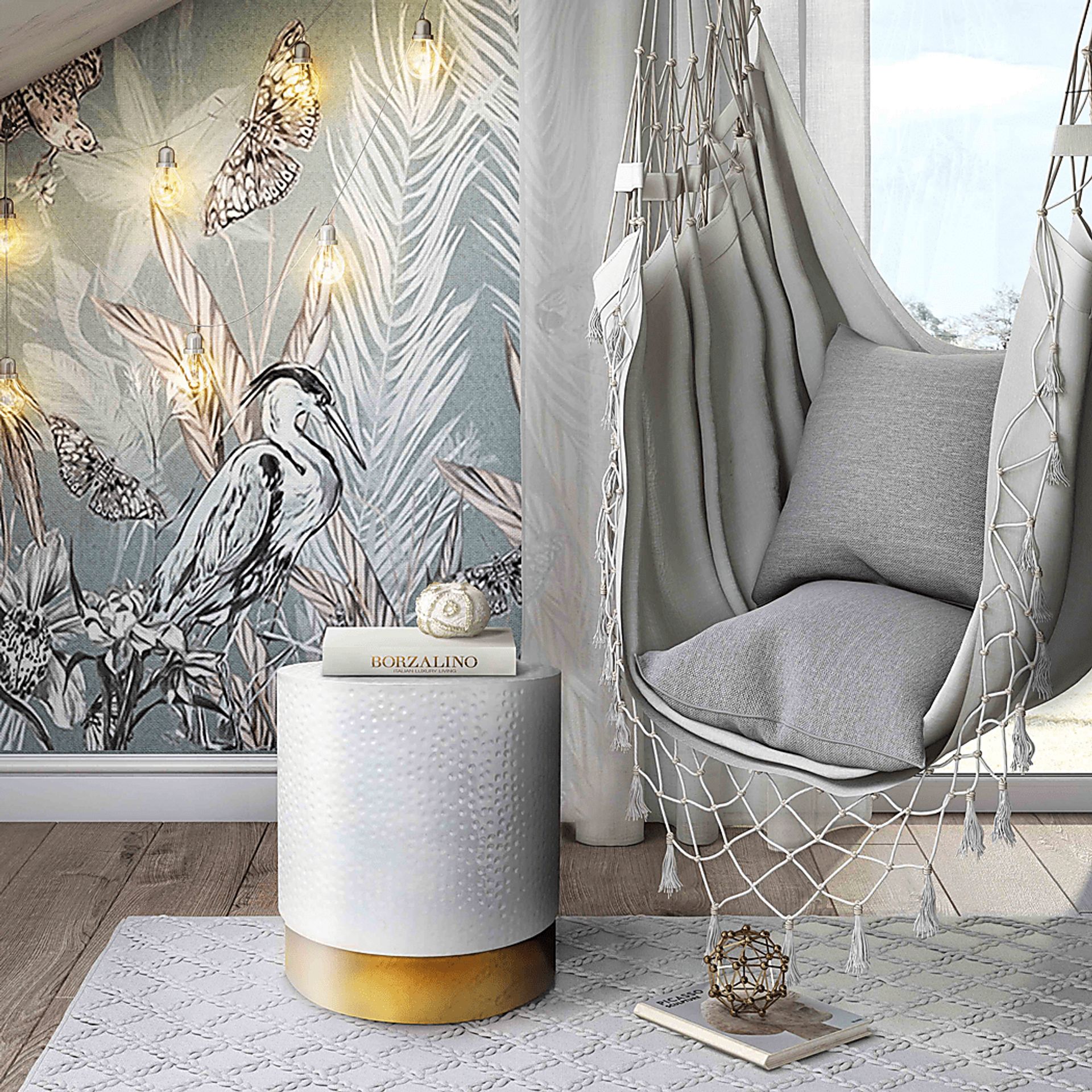 Amelyn White Accent Table - Image 5