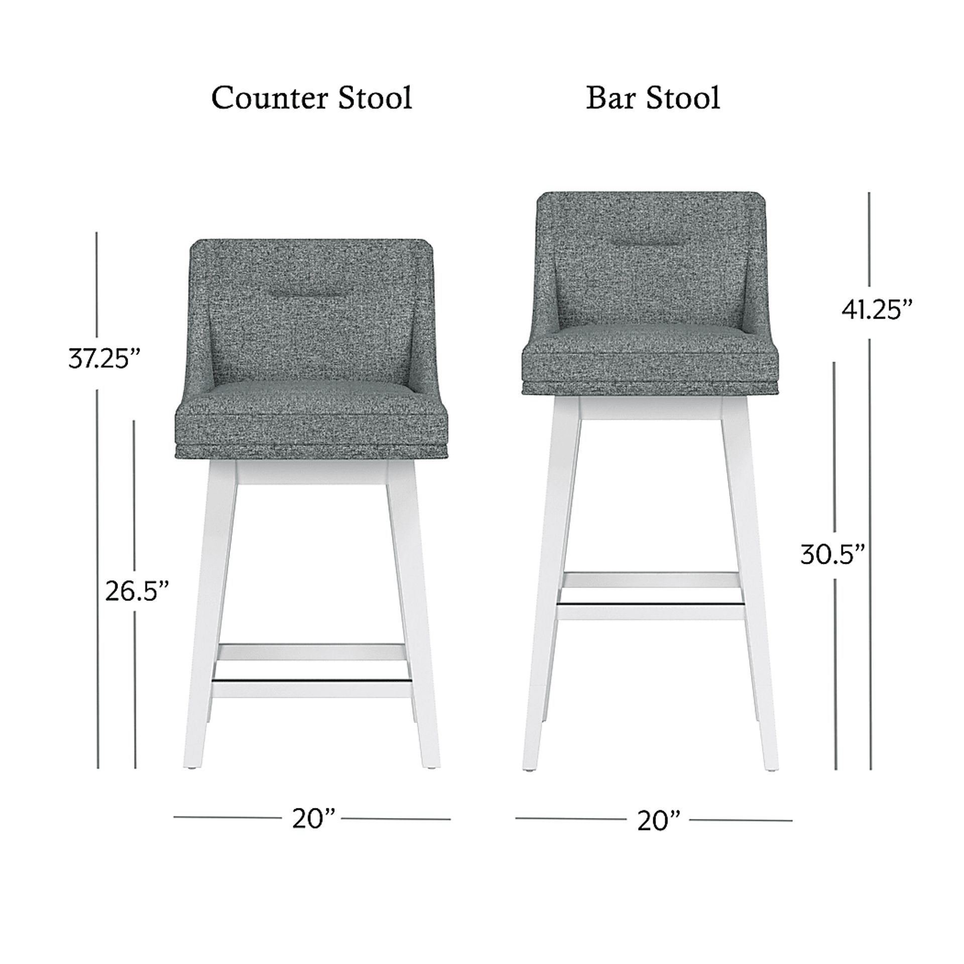 Amenophis Gray Counter Height Adjustable Stool - Image 10