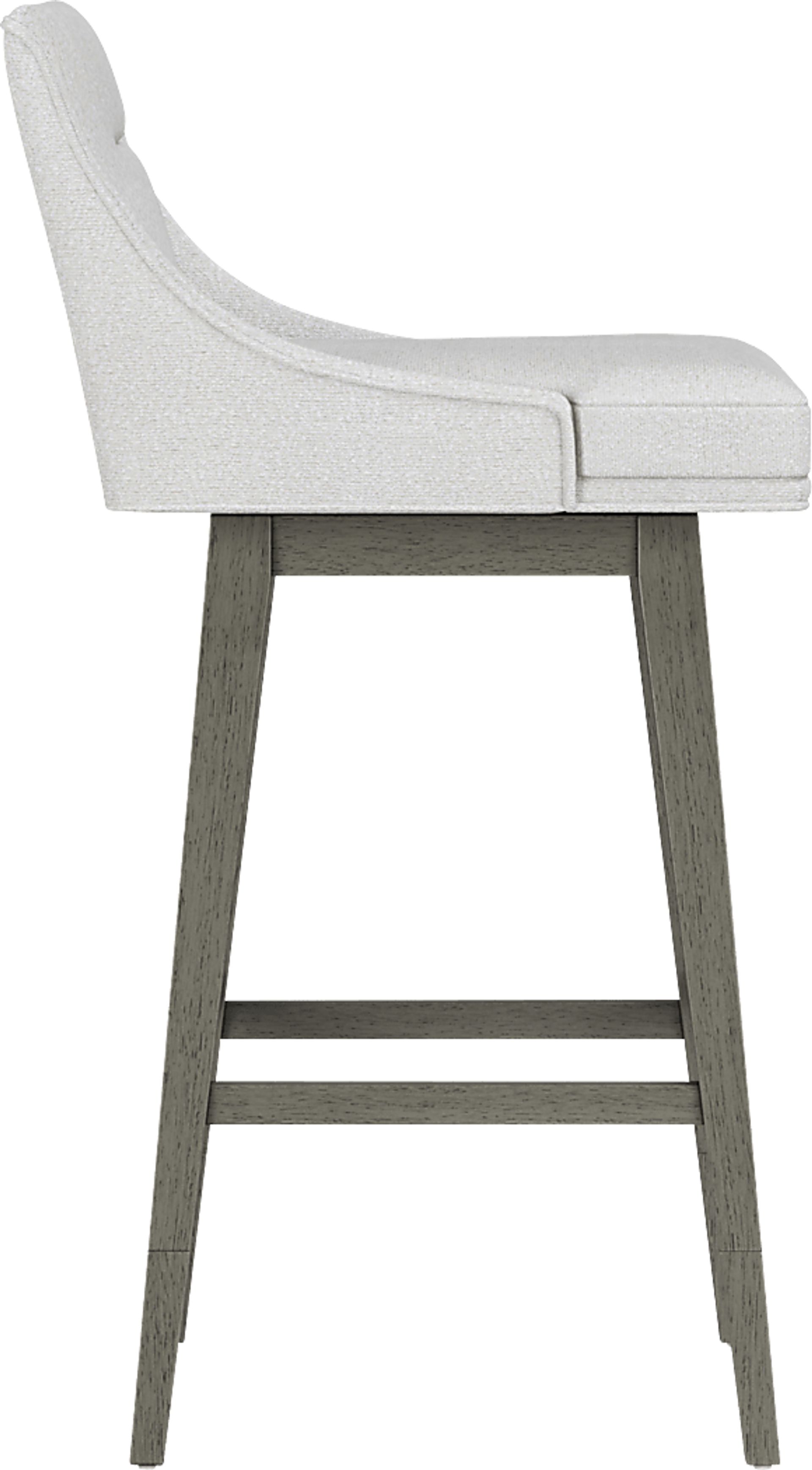 Amenophis White Counter Height Adjustable Stool - Image 11
