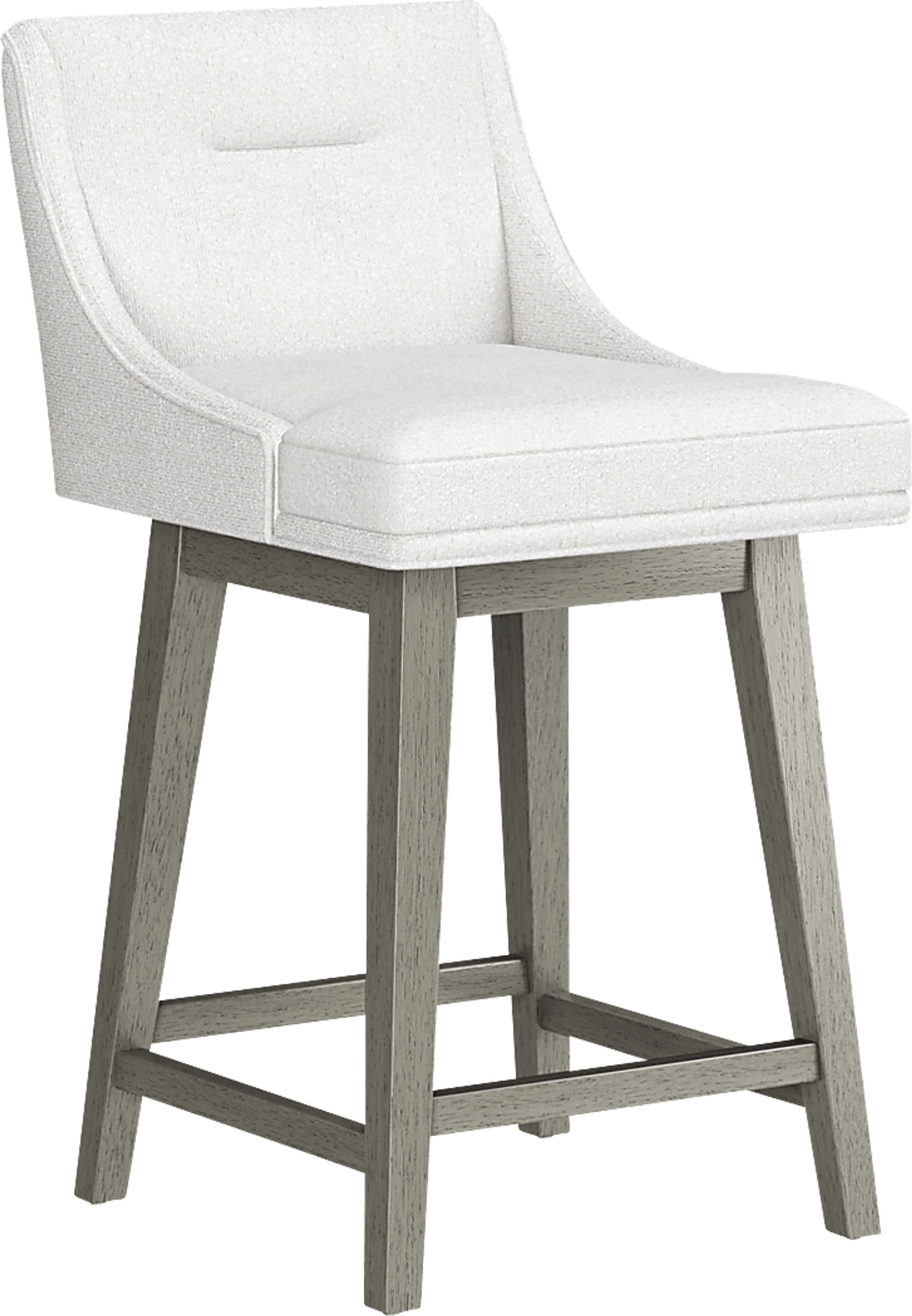 Amenophis White Counter Height Adjustable Stool - Image 14