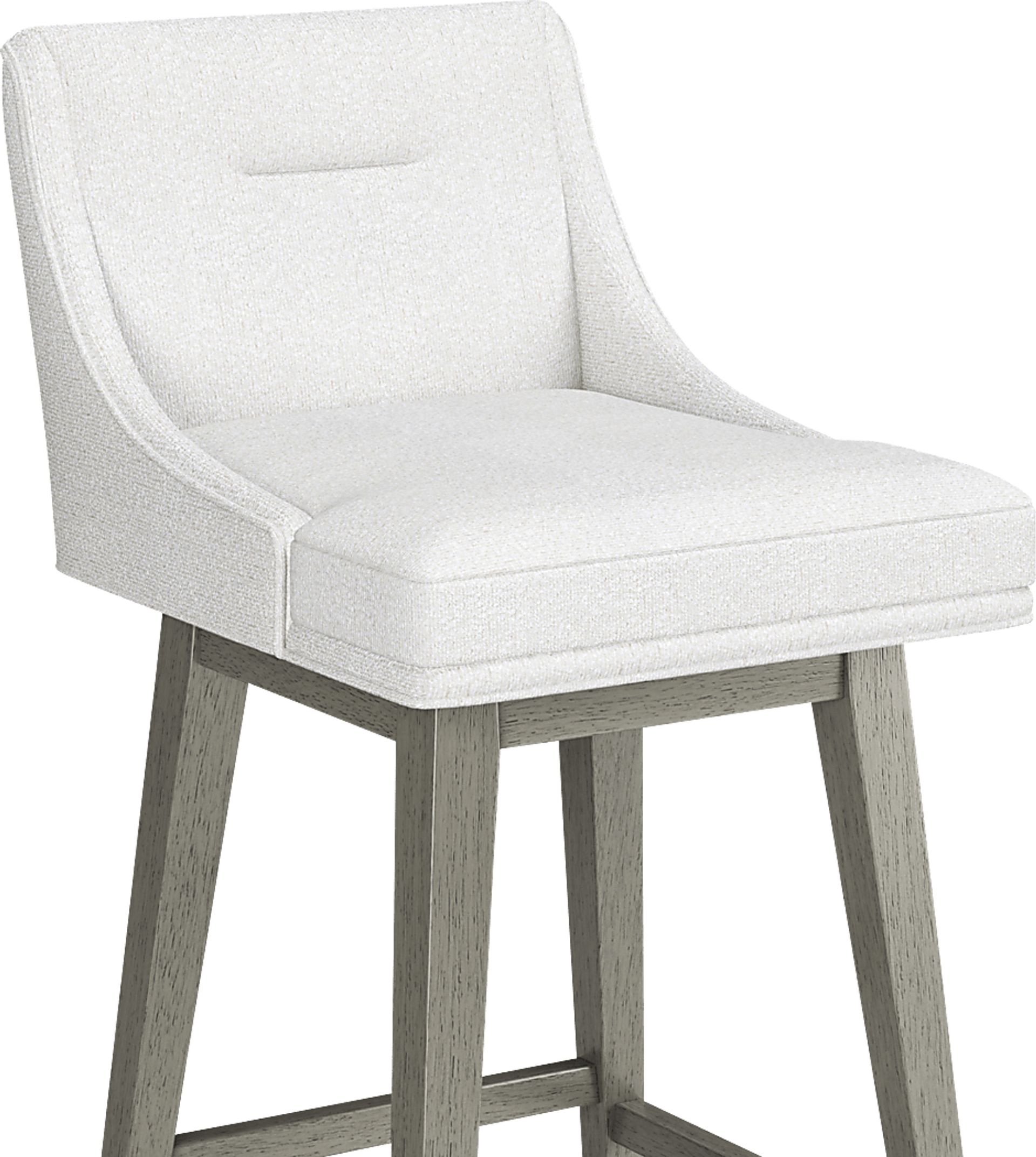 Amenophis White Counter Height Adjustable Stool - Image 4