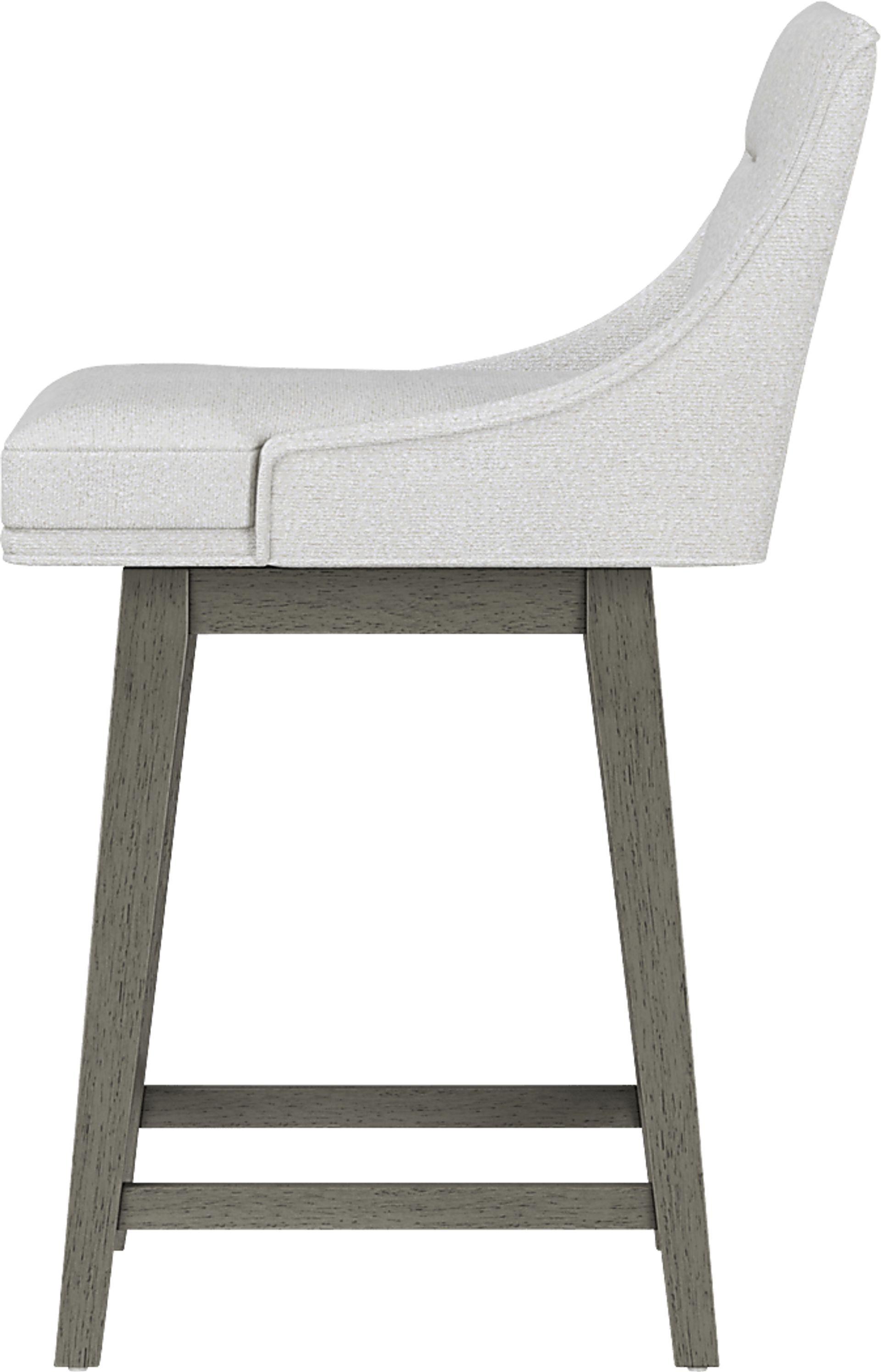 Amenophis White Counter Height Adjustable Stool - Image 9