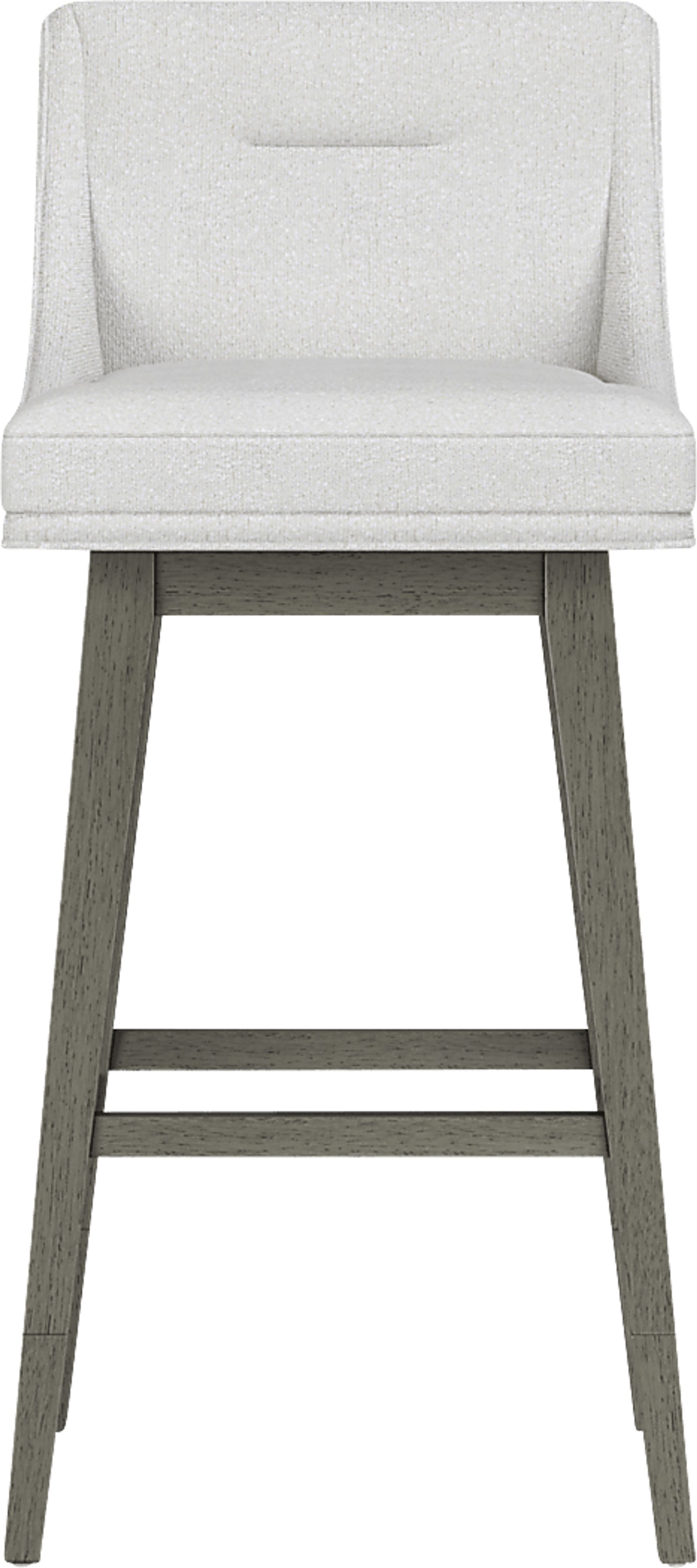 Amenophis White Counter Height Adjustable Stool - Image 1