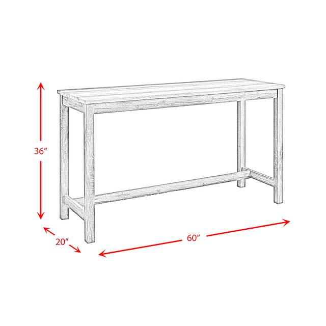 Amepela Gray 4 Pc Bar Height Table Set - Thumbnail - Image 17