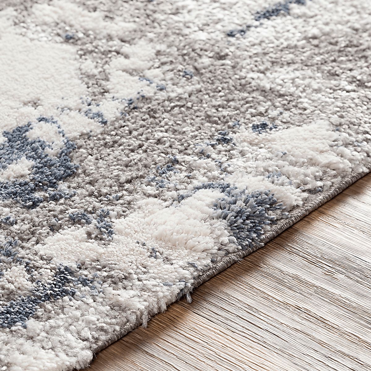 Amerah Denim Blue Rug | Rooms to Go