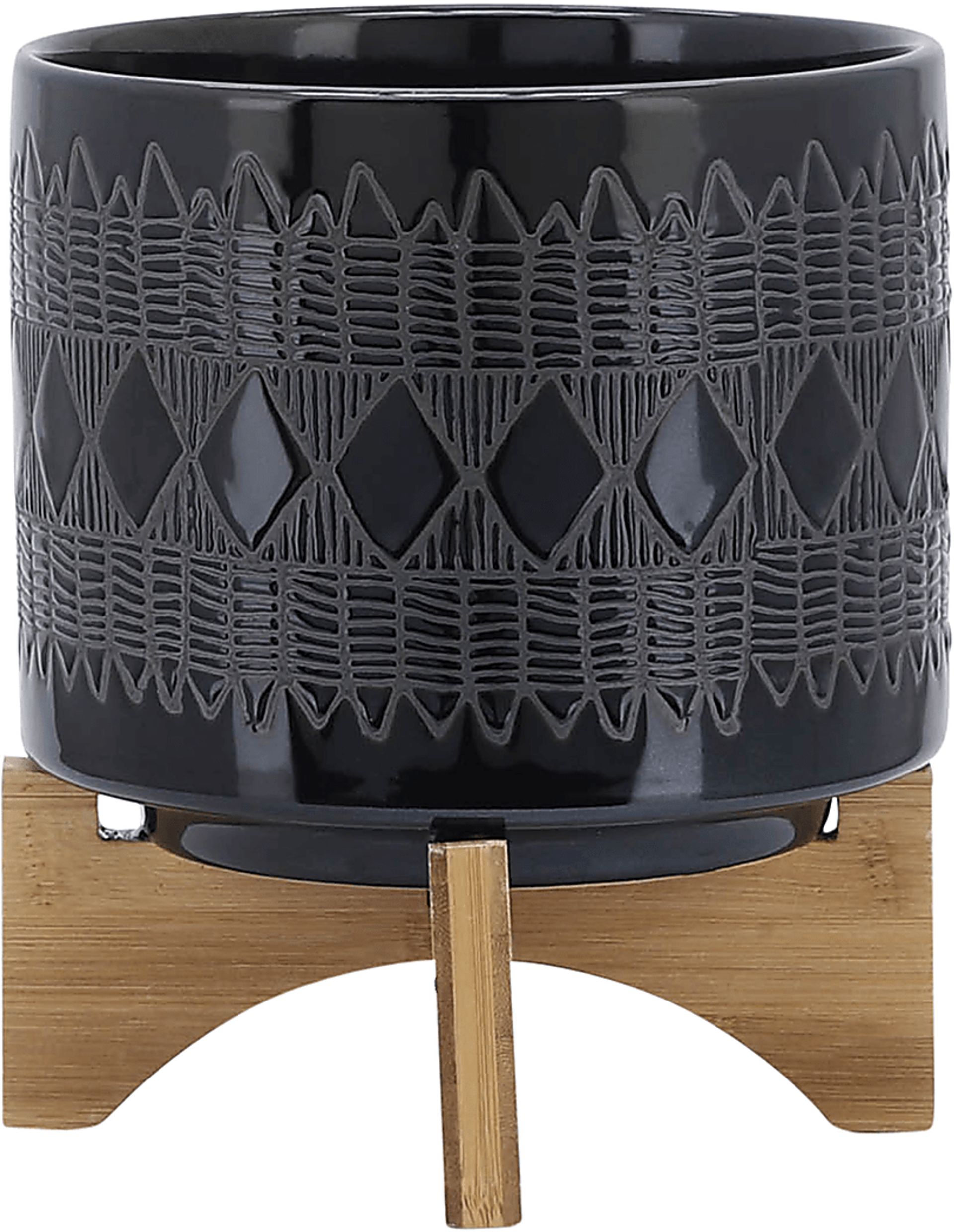 Amesburry Black Planter - Image 2