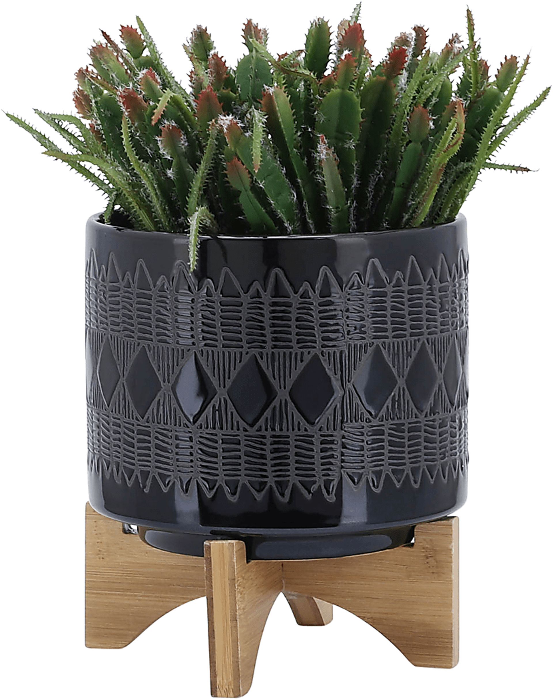 Amesburry Black Planter - Image 3