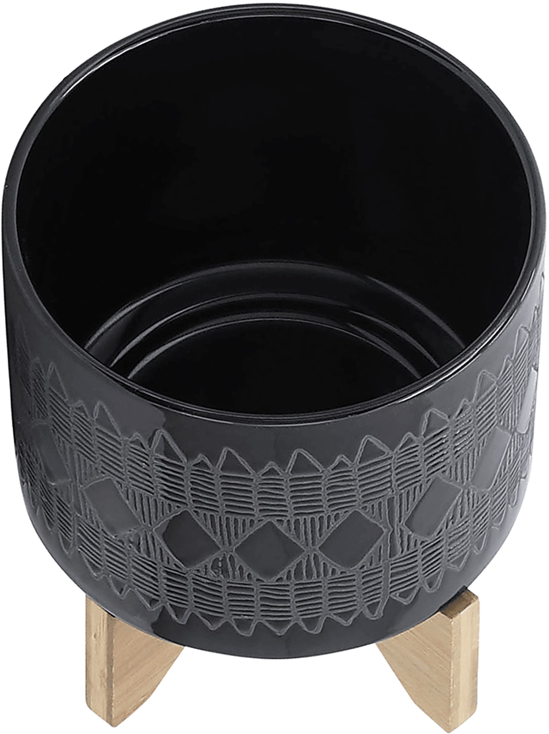 Amesburry Black Planter - Image 4