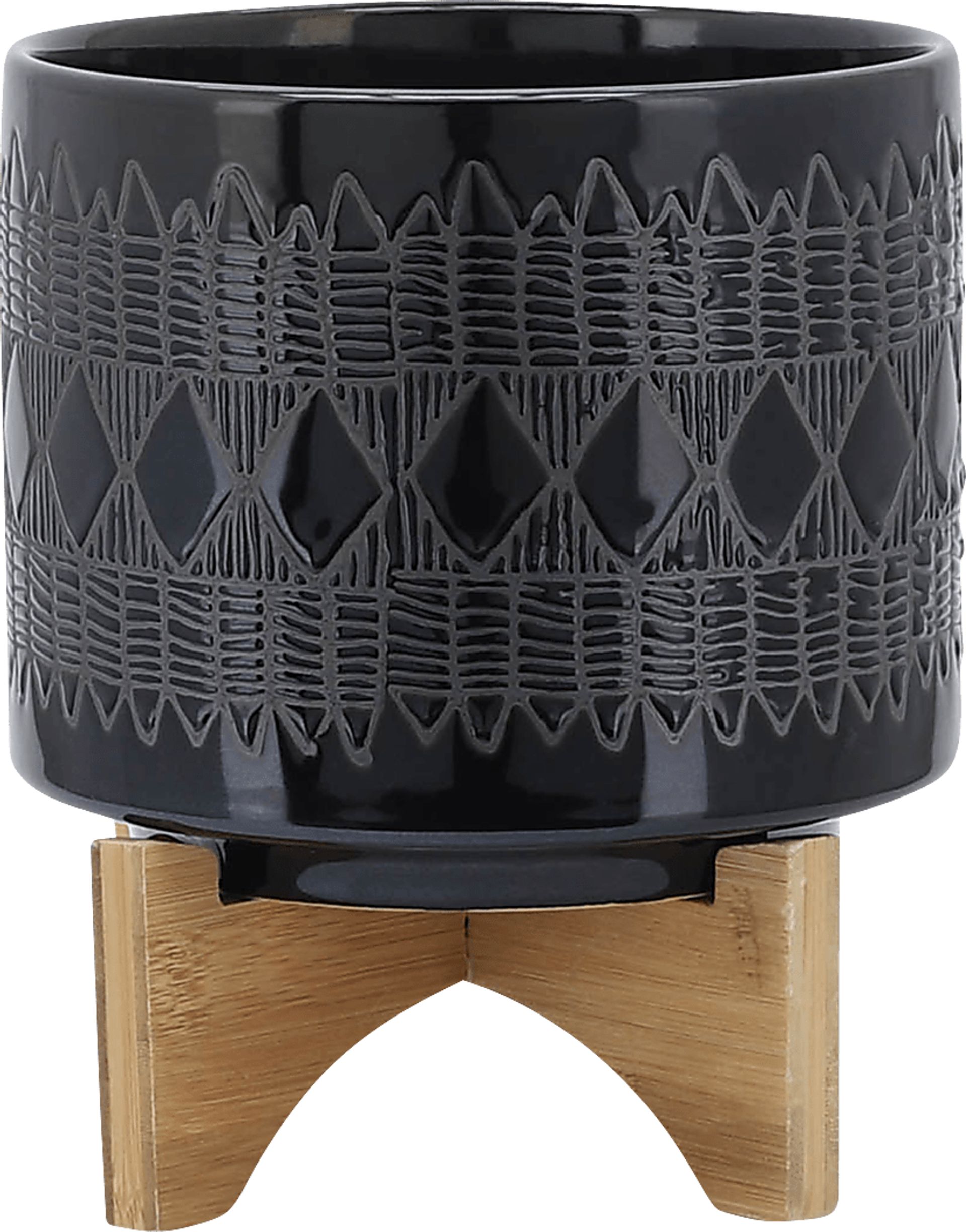 Amesburry Black Planter - Image 1