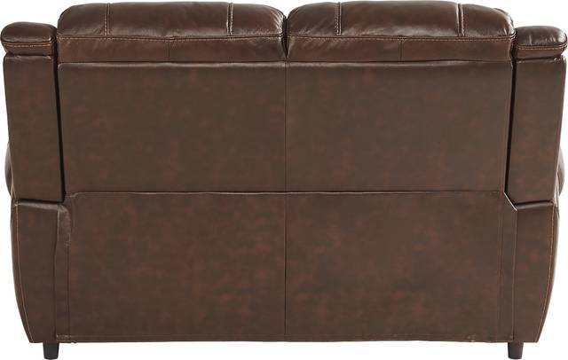 Amesbury Brown Leather 6 Pc Living Room with Dual Power Reclining Sofa - Thumbnail - Image 9