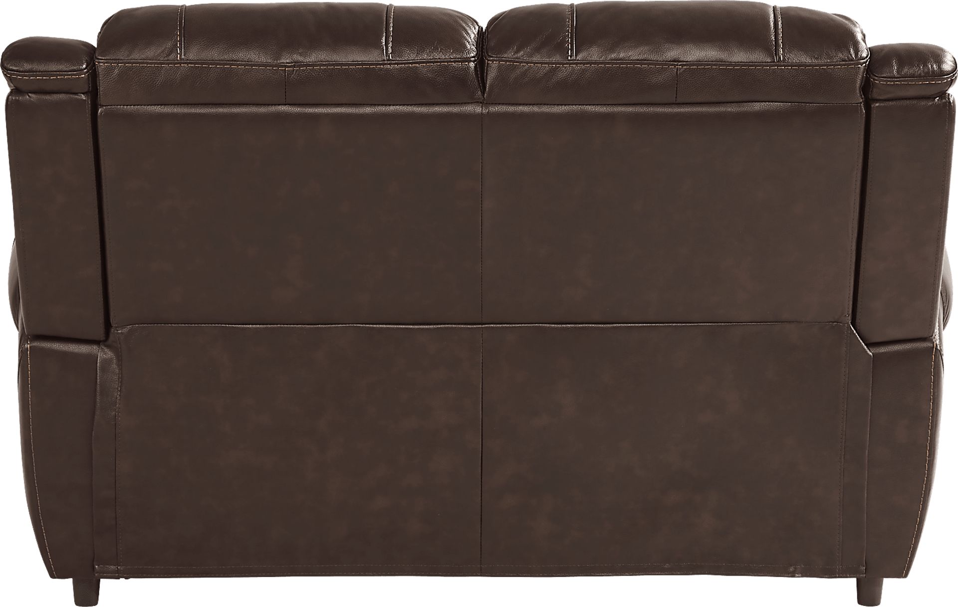 Amesbury Brown Leather 3 Pc Living Room with Dual Power Reclining Sofa - Image 7
