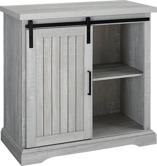 Amesley Cove Gray Accent Cabinet - Thumbnail - Image 1