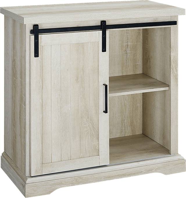 Amesley Cove White Accent Cabinet - Thumbnail - Image 1
