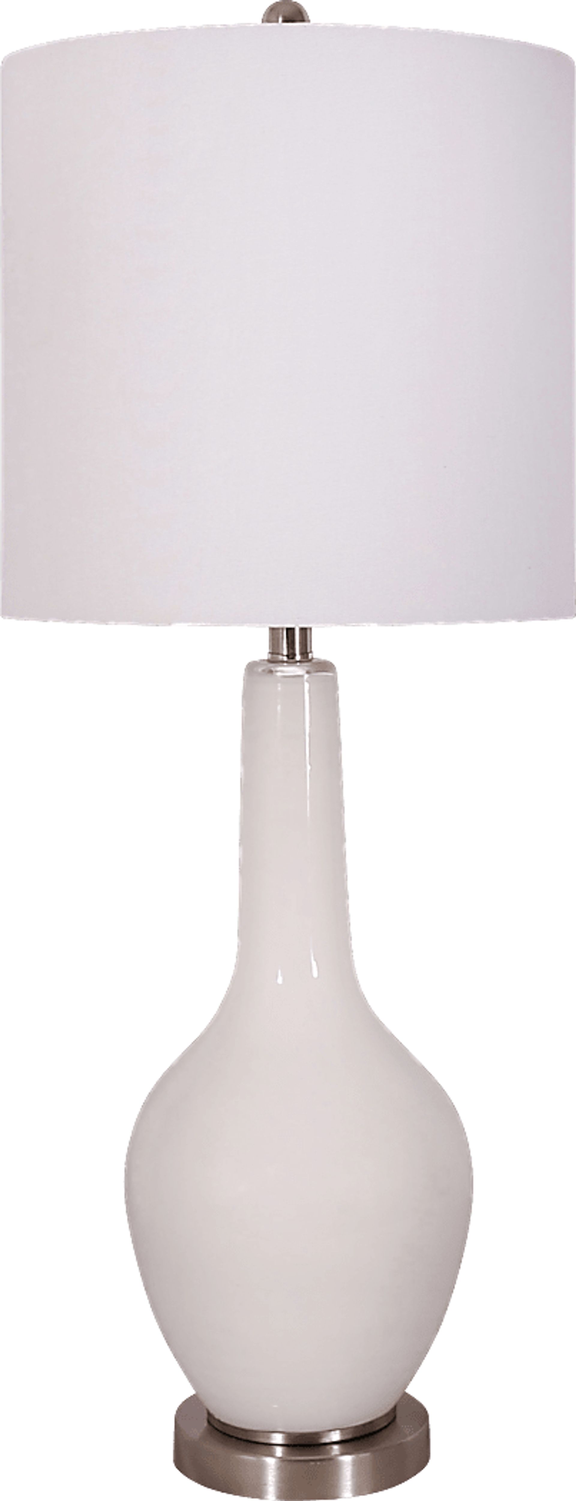Amesley White Lamp - Image 1