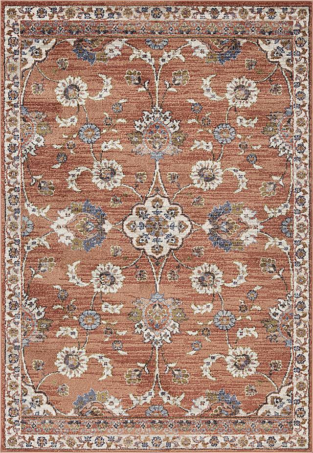 Amessor Orange 5'3 x 7'6 Rug - Thumbnail - Image 1