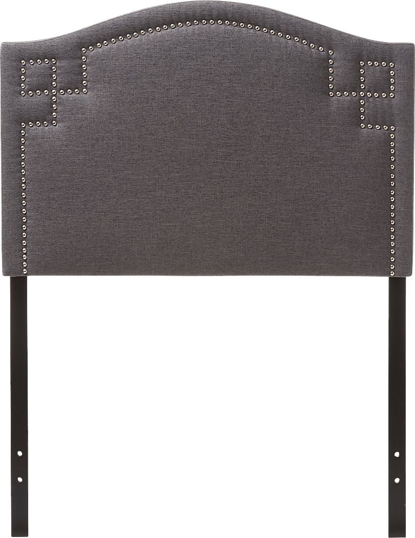 Ameswooda Dark Gray Twin Headboard