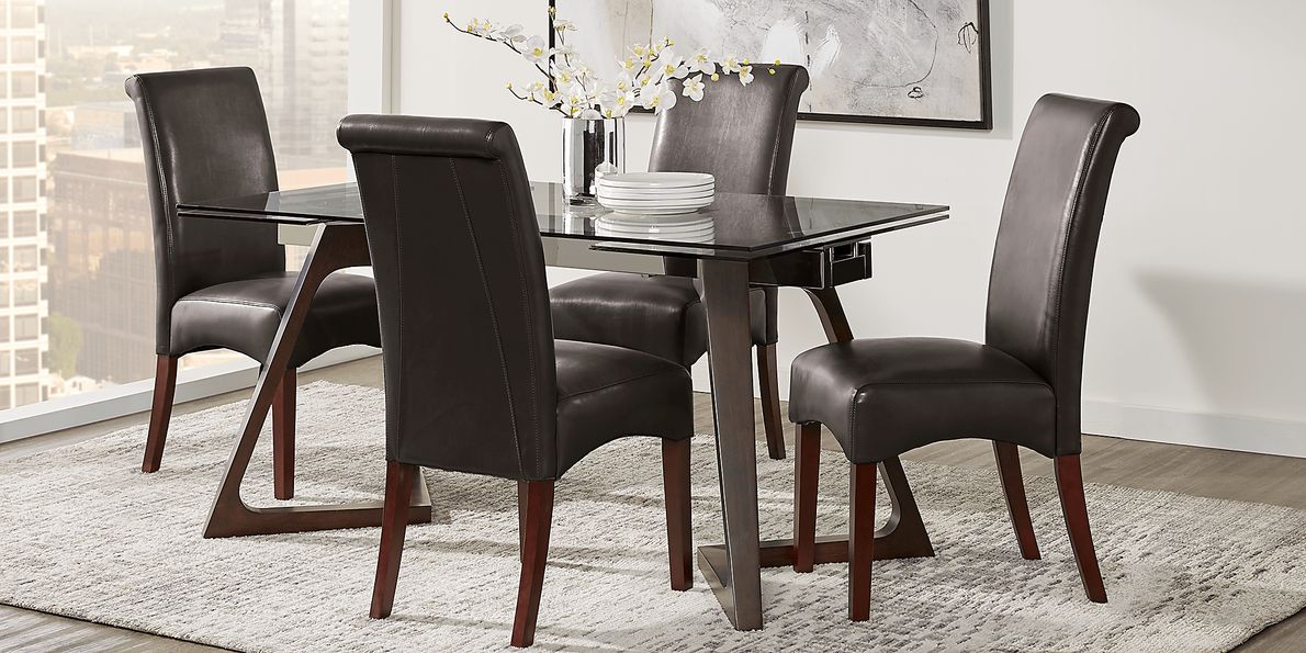 Amhearst Brown 5 Pc Rectangle Dining Set