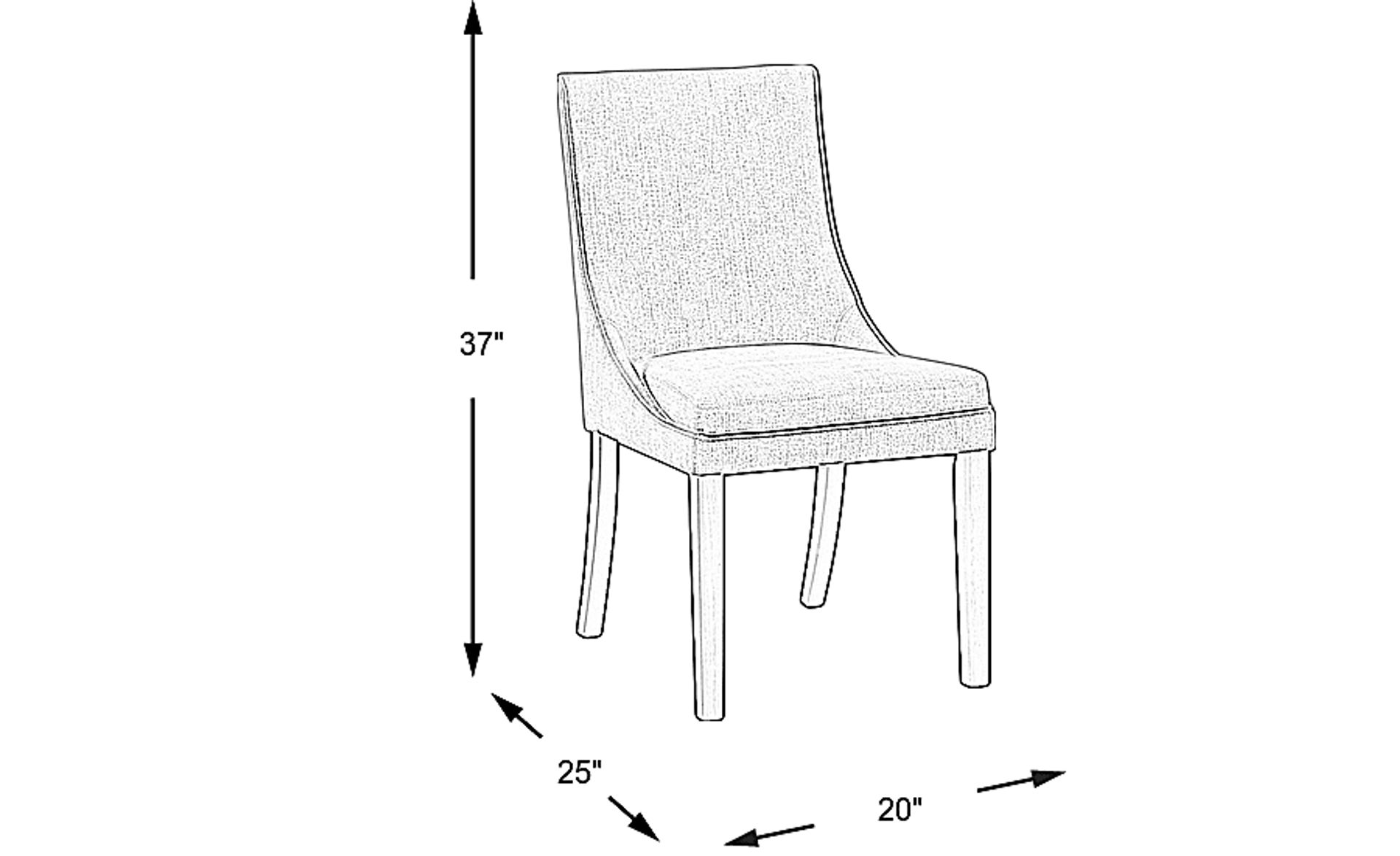 Dimension Image. Please refer to the Dimension Tab on this page for dimension details.