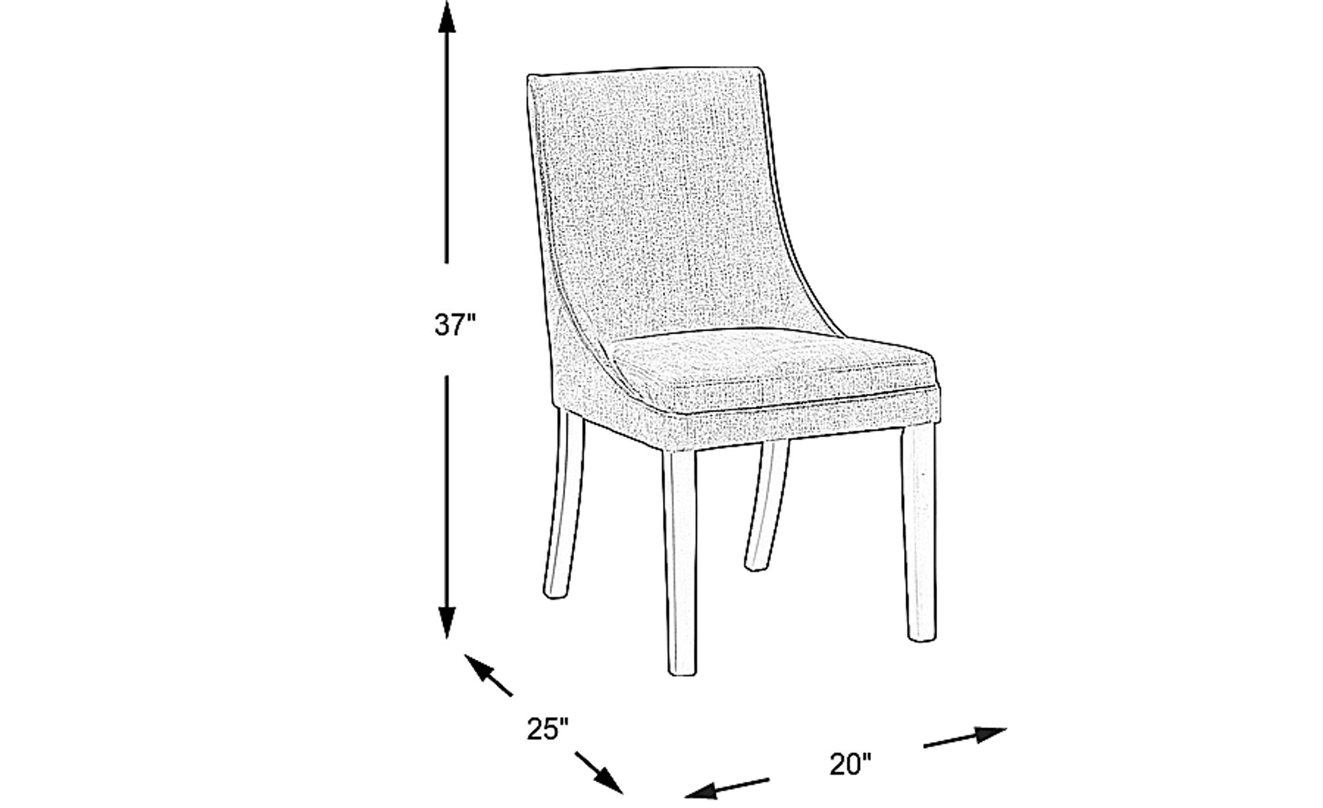 Dimension Image. Please refer to the Dimension Tab on this page for dimension details.
