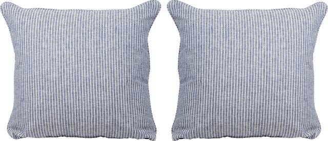 Amherst Denim Accent Pillow, Set of Two - Thumbnail - Image 1
