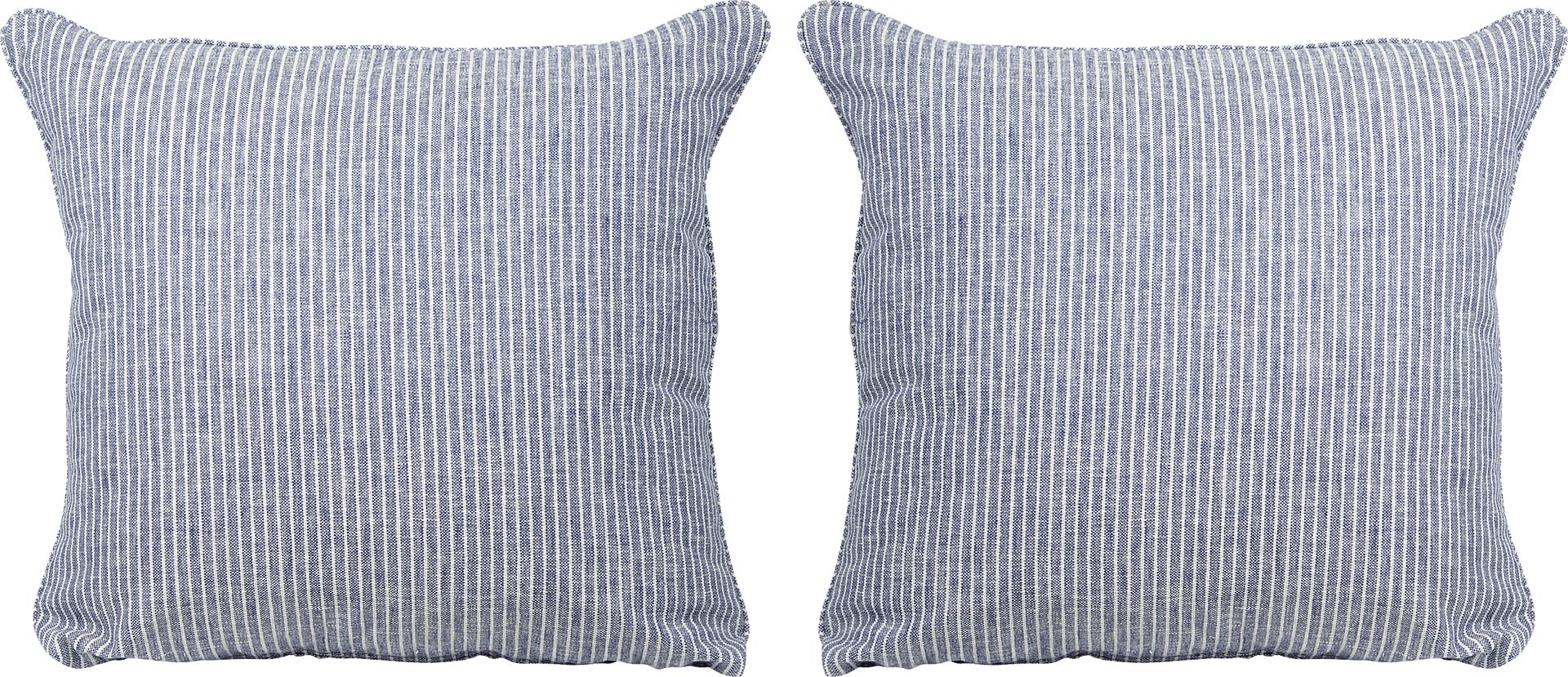 Amherst Denim Accent Pillow, Set of Two - Image 1