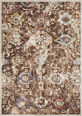 Amibell Brown 5'3 x 7'3 Area Rug