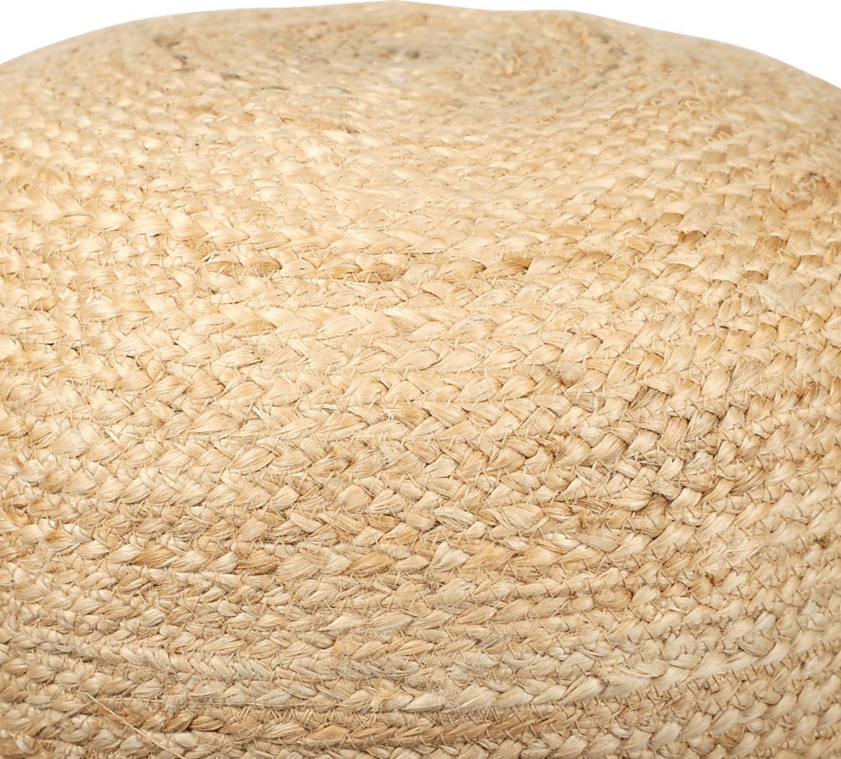 Amiden Natural,Navy Beige,Blue,White Cotton,Jute Fabric Poufs | Rooms to Go