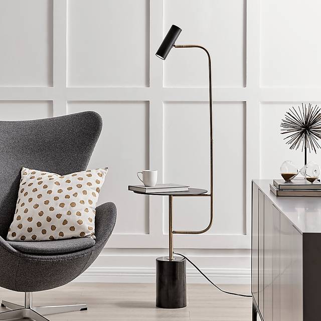 Amiee Court Black Floor Lamp - Thumbnail - Image 2