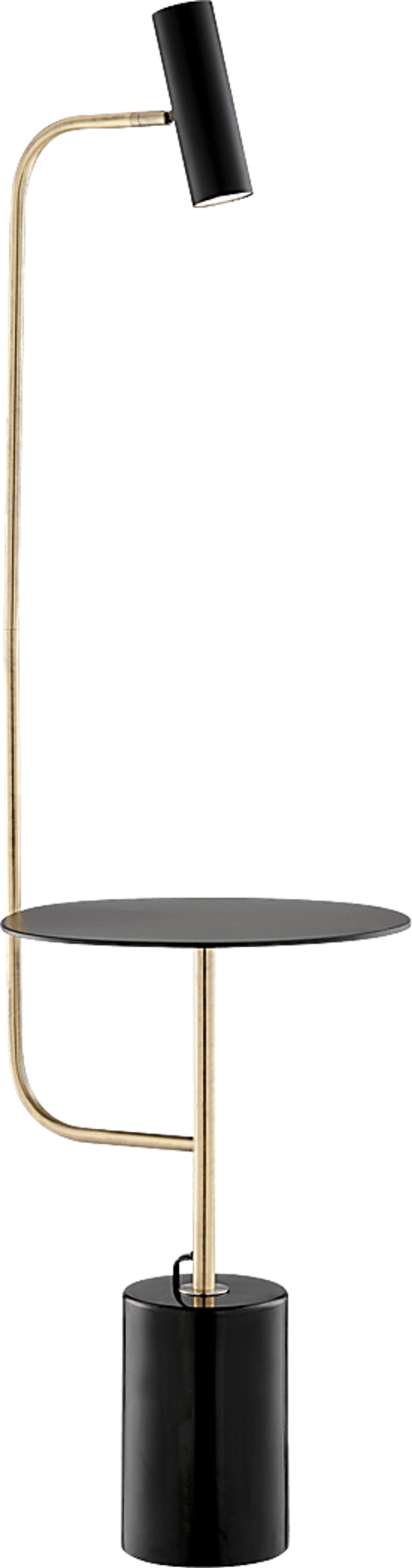 Amiee Court Black Floor Lamp - Image 1