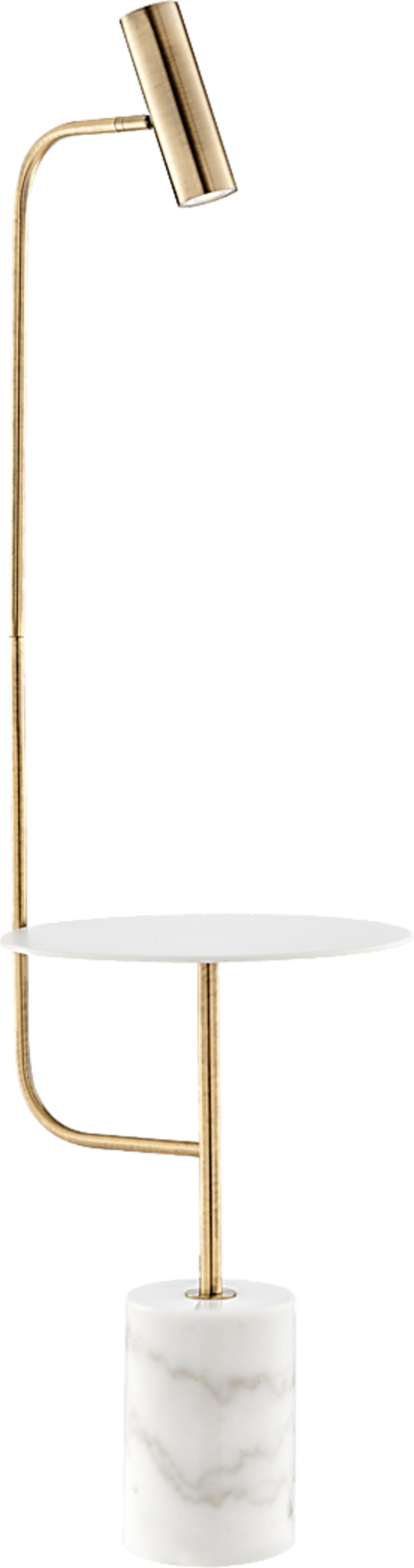 Amiee Court Brass Floor Lamp - Image 1