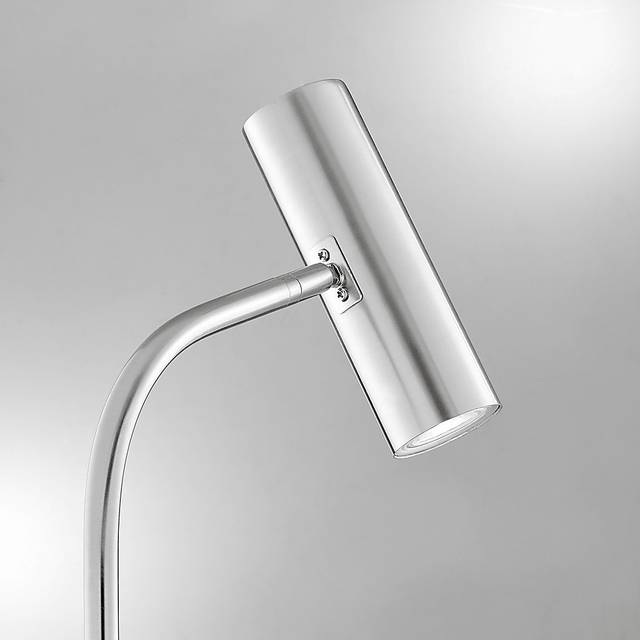 Amiee Court Nickel Floor Lamp - Thumbnail - Image 3