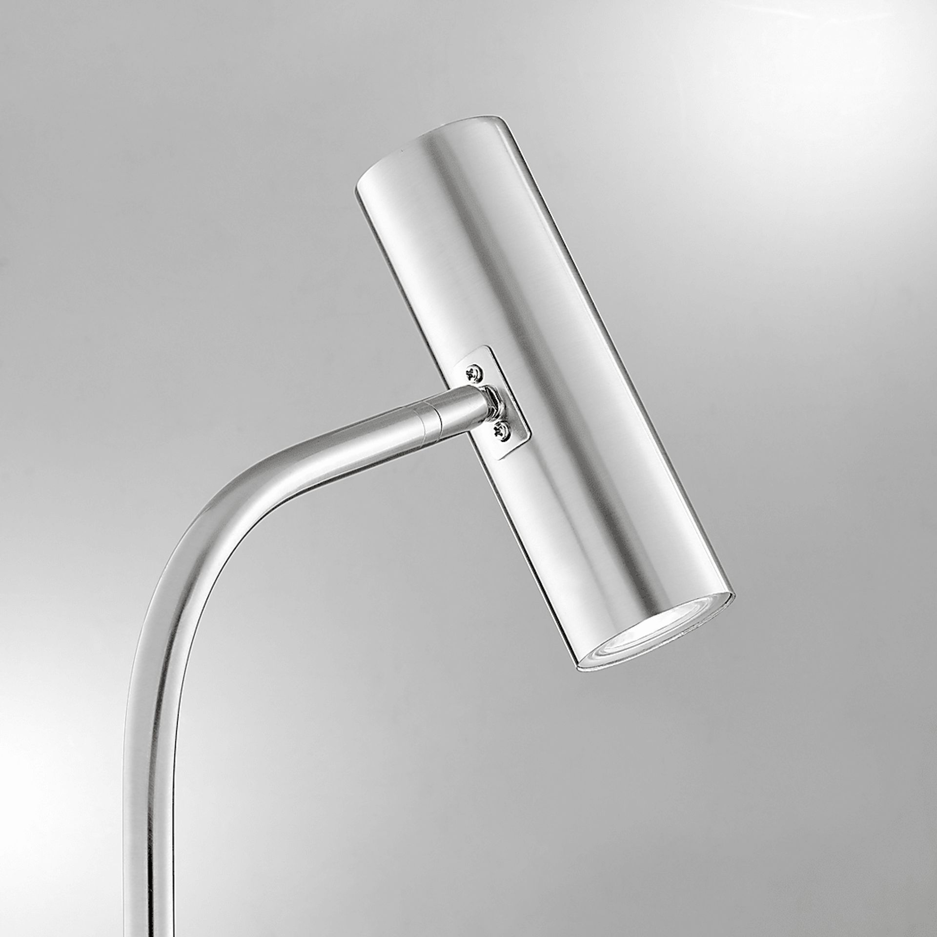 Amiee Court Nickel Floor Lamp - Image 3