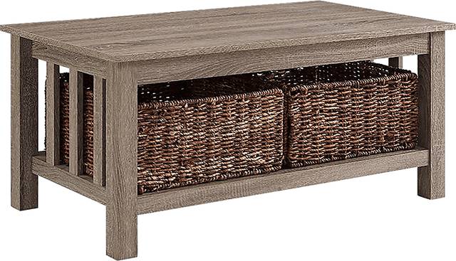 Amilly Brown Cocktail Table - Thumbnail - Image 1