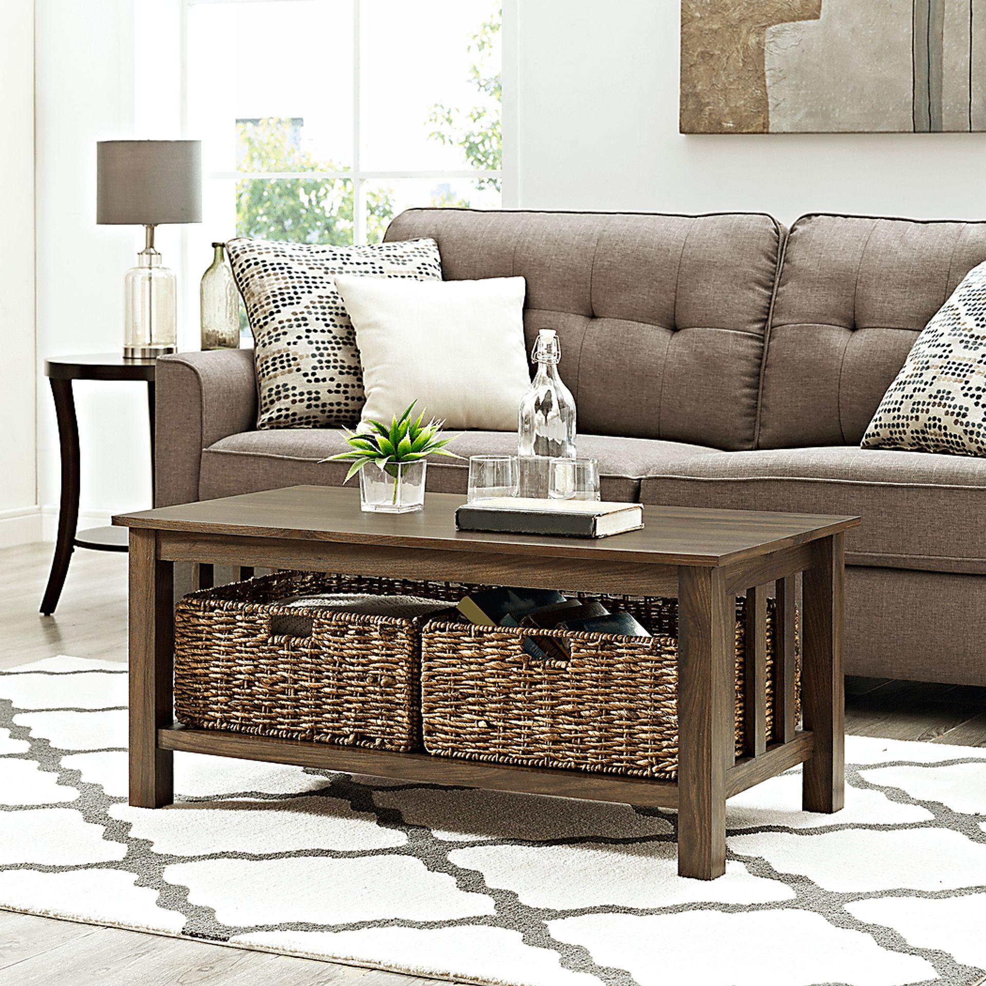 Amilly Walnut Cocktail Table - Image 2