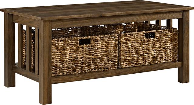 Amilly Walnut Cocktail Table - Thumbnail - Image 1