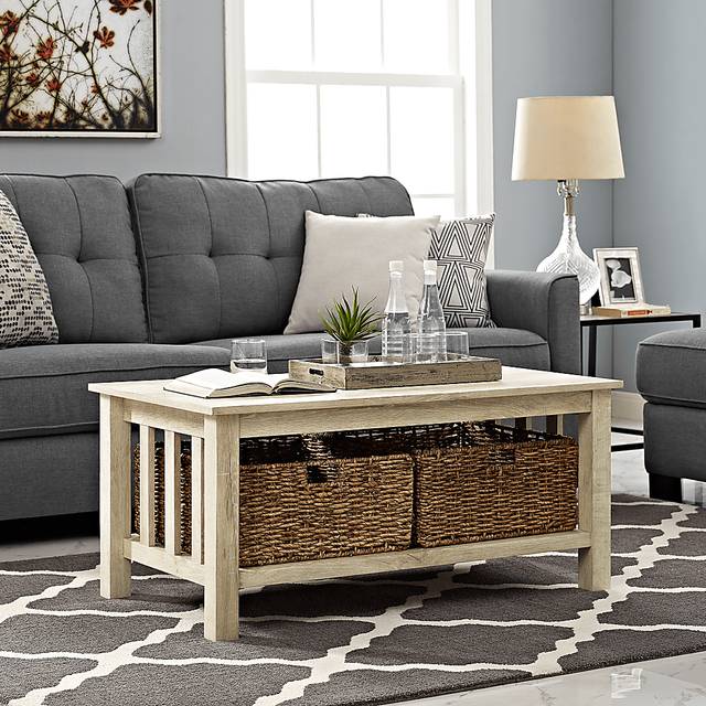 Amilly White Cocktail Table - Thumbnail - Image 2