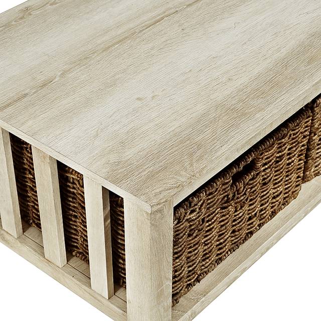 Amilly White Cocktail Table - Thumbnail - Image 3