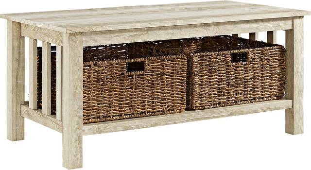 Amilly White Cocktail Table - Thumbnail - Image 1